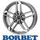 Borbet ATX 8,0X19 5/108 ET50 Graphite Polished matt