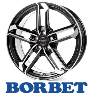 Borbet ATX 8,0X19 5/112 ET50 Black Polished Glossy