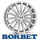 Borbet BLX 8,5X18 5/108 ET45 Brilliant Silver