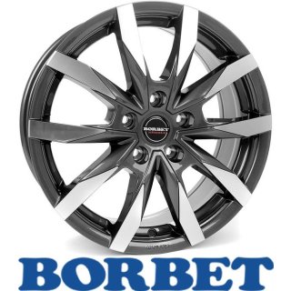 Borbet CW5 6,5X16 5/120 ET60 Mistral Anthracite Glossy Polished