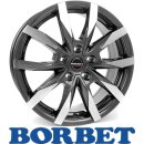 Borbet CW5 6,5X16 5/120 ET60 Mistral Anthracite Glossy...