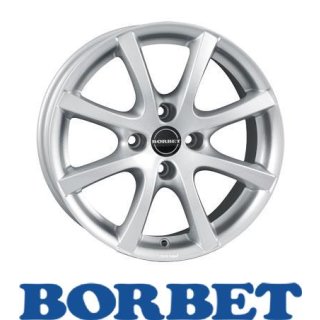 Borbet LV4 5,5X14 4/108 ET43 Crystal Silver