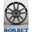 Borbet W 8,0X19 5/114,30 ET37 Black Polished Glossy