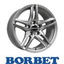 Borbet XR 7,0X16 5/120 ET31 Brilliant Silver
