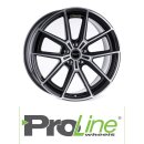 ProLine PF25 Forged 10,5X20 5/112 ET40 Black Polished