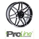 ProLine PFG Forged 10X22 5/130 ET21 Black Polished
