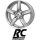 RC-Design RC24 7,5X17 5/112 ET51 Kristallsilber lackiert