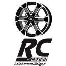RC-Design RC31 8X18 6/139,70 ET55 Schwarz Front-poliert