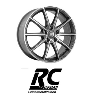 RC-Design RC32 6,5X16 5/114,30 ET44 Himalaya-Grey Front-poliert