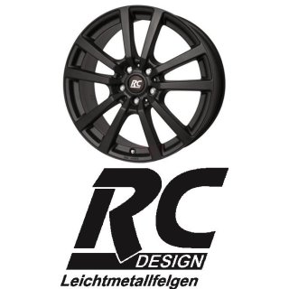 RC-Design RC25T 6,5X16 5/160 ET60 Schwarz-matt lackiert