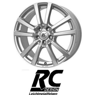 RC-Design RC25T 7,5X18 5/130 ET43 Kristallsilber lackiert