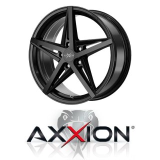 Axxion AX10 7,5X17 5/114 ET42 Schwarz Glänzend lackiert