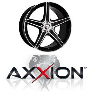 Axxion AX7 Super Concave 9X19 5/112 ET45 Schwarz Hochglanzpoliert