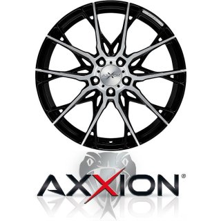 Axxion X1 8,5X19 5/112 ET35 Schwarz Hochglanzpoliert