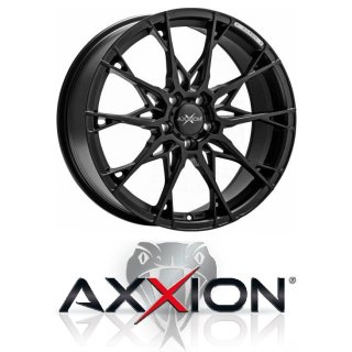 Axxion X1 8,5X19 5/112 ET45 Schwarz Glänzend lackiert