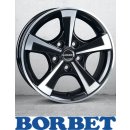Borbet CWT 6,0X15 5/112 ET30 Black Polished Glossy
