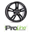ProLine BX700 7x17 5/112 ET40 Black Glossy