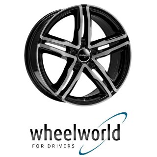Wheelworld WH11 8x18 5/112 ET40 Schwarz Hochglanzpoliert SP+
