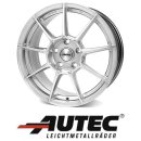 Autec ClubRacing 8,5x19 5/100 ET30 Hyper Silber