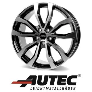 Autec Uteca 8,5x18 5/112 ET50 Schwarz poliert