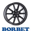 Borbet LX19 8,0x19 5/112 ET40 Black matt