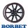 Borbet LX19 8,0x19 5/114,30 ET50 Black Glossy Rim Red