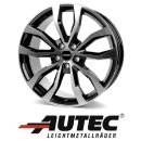 Autec Uteca 9,5x19 5/112 ET42 Schwarz poliert