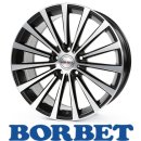 Borbet BLX 10,0x20 5/112 ET35 Black Polished matt