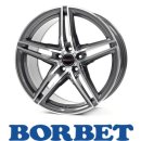 Borbet XRT 8,0x18 5/112 ET45 Graphite Polished